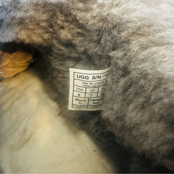UGG Ultra Mini Charcoal Shine Boots - Picture 6 of 11